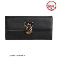 michael kors hamilton lock groot zwart portefeuilles Tassen Aanbieding ifzce821